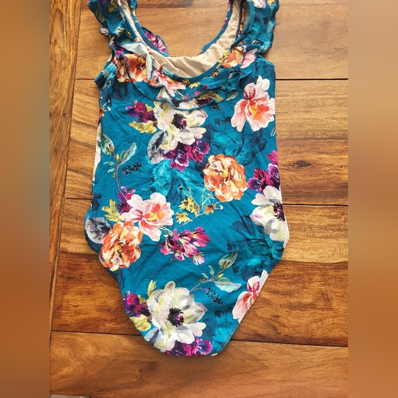 PQ Swim Girls Size 16 Bloom One Piece - Picture 2 of 2